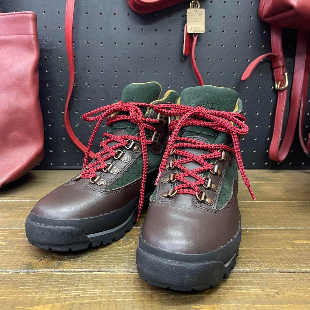 極美品 Danner ダナー BACABS トレッキングブーツ マウンテン ブーツ ブラウン×グリーン ゴアテックス UK7 防水 梅雨にも活躍!!