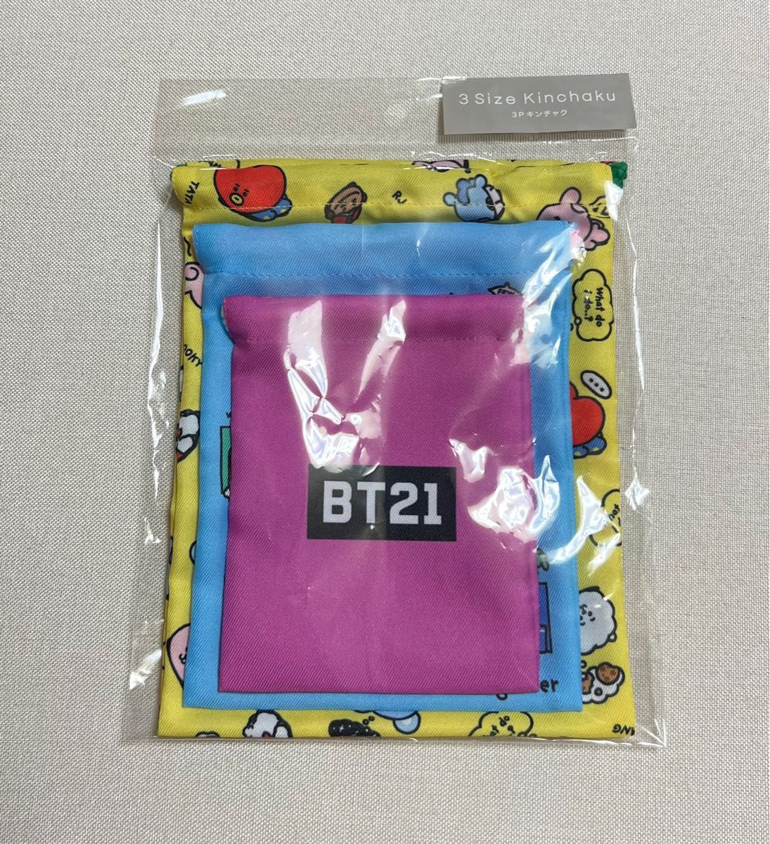 BT21   3P巾着　Home All Day