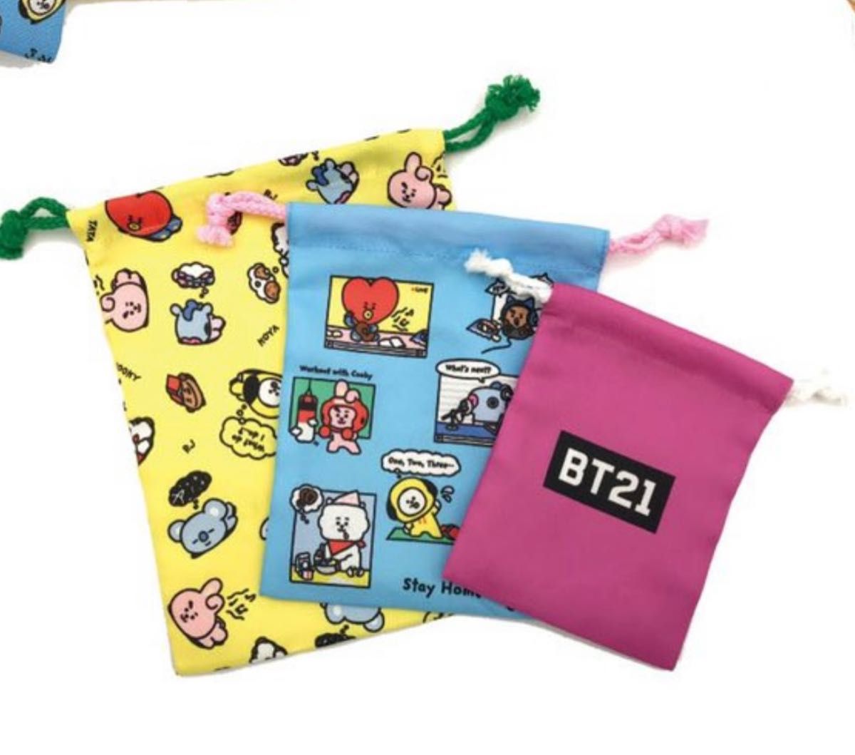 BT21   3P巾着　Home All Day