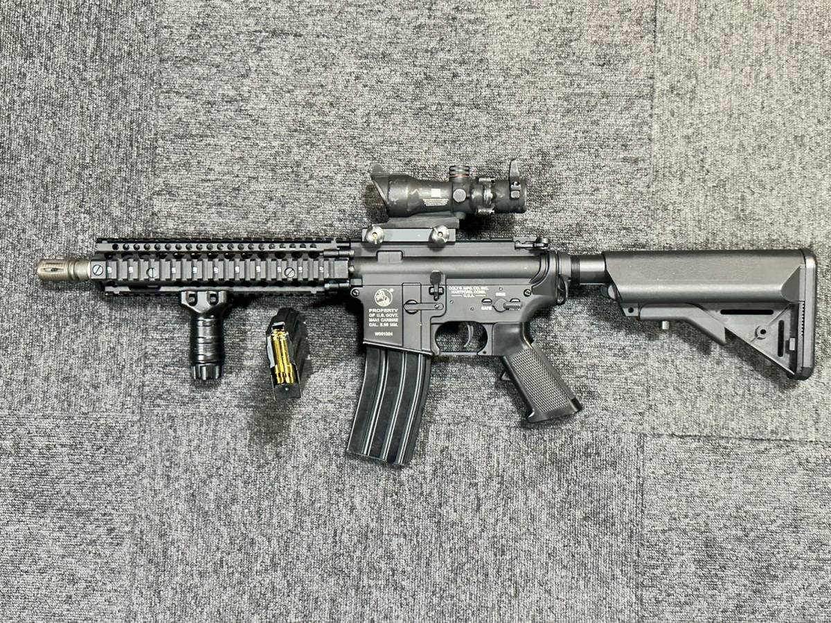 TOP リアルカート式 ライブカート Mk18 電動ガン エアガン スコープ