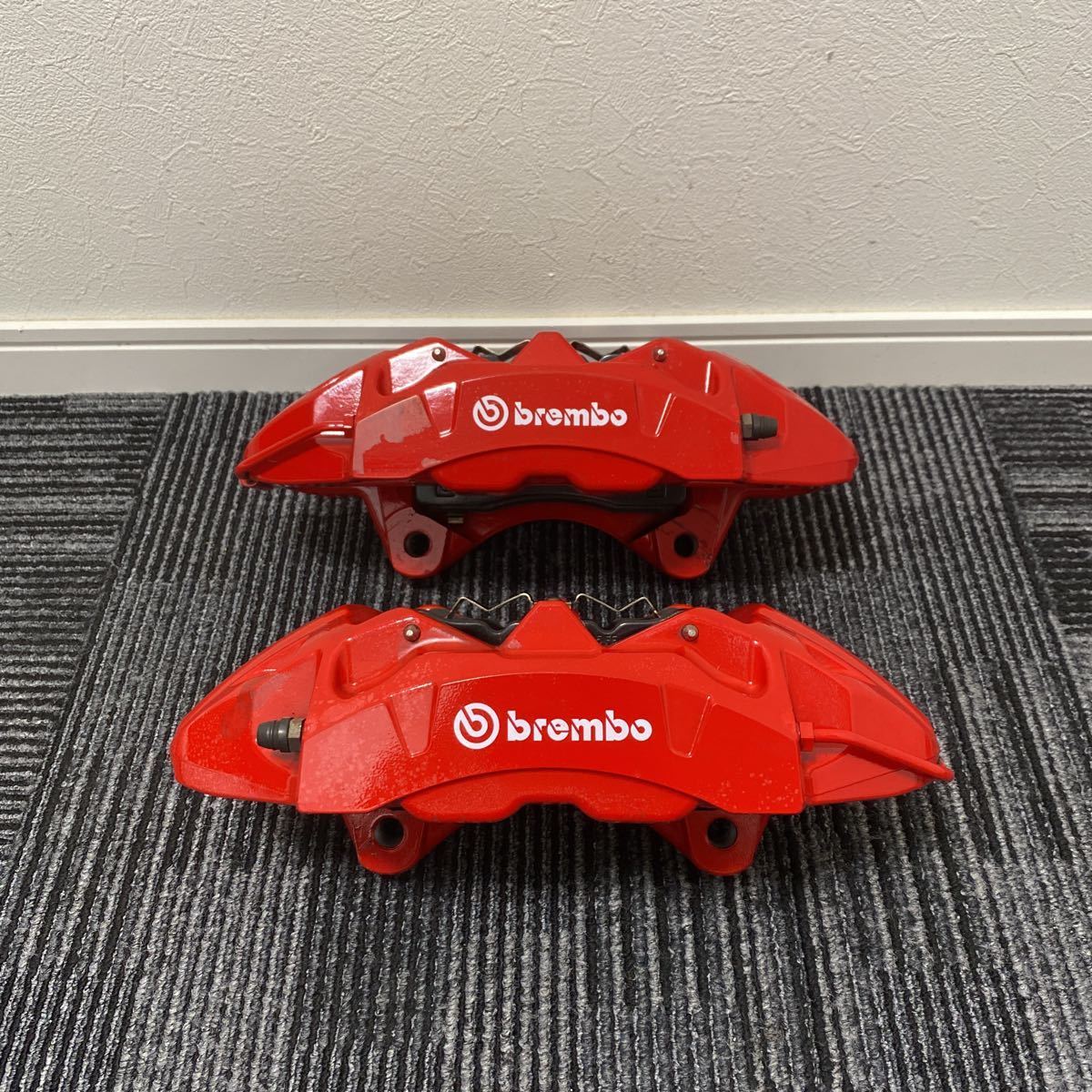  б/у прекрасный товар Honda FK8 Civic type R оригинальный brembo Brembo суппорты передних тормозов левый и правый в комплекте тормозные накладки 