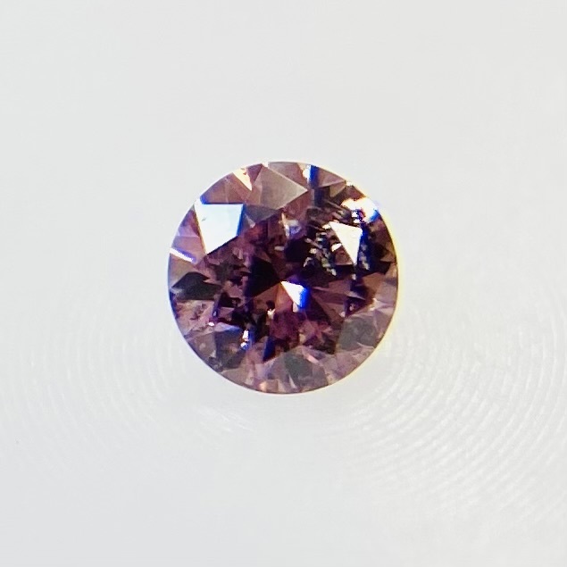 FANCY VIVID PURPLISH PINK 0.031ct RD/RT2131/CGL | www