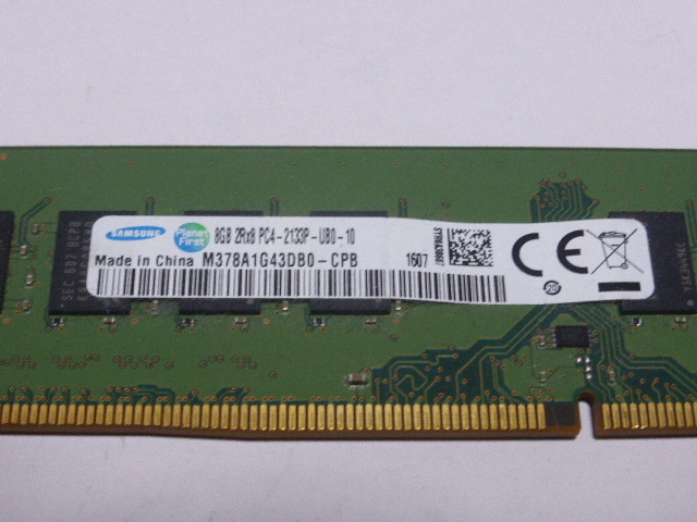 メモリ デスクトップパソコン用 Samsung DDR4-2133 PC4-17000 8GB 起動確認済みです JChere雅虎拍卖代购