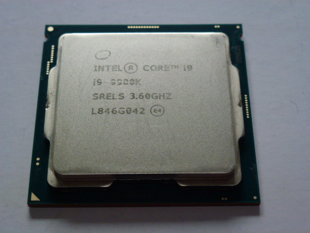 INTEL CPU Core i9 9900K 8コア16スレッド 3.60GHZ SRELS CPUのみ 起動