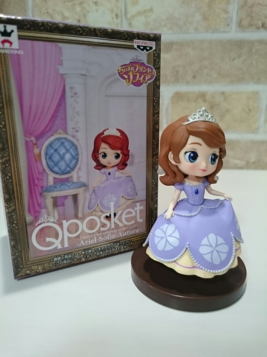 Sophia Qposket圖公主Banpresto迪士尼迪士尼 <Br> ソフィア Qposket フィギュア プリンセス バンプレスト ディズニー Disney 