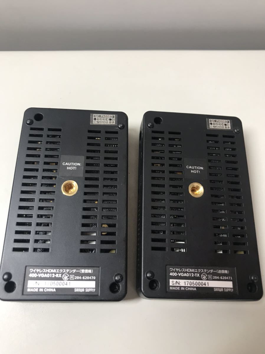 SANWA Supply 400-VGA012 ワイヤレスHDMIエクステンダー 送受信機