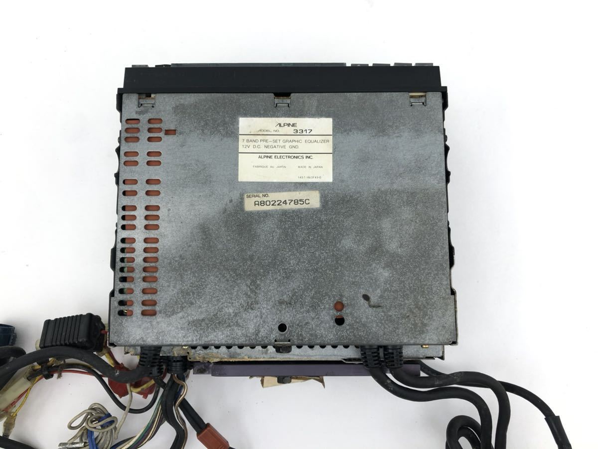 管w230642-06 ALPINE アルパイン カセットデッキ イコライザー 7286J