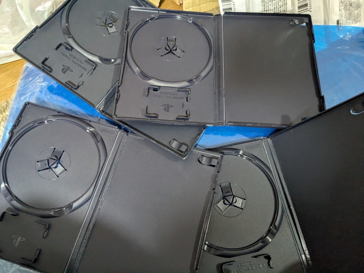 PS2 プレステ２ ソフト DVD 空ケース ４枚セット｜PayPayフリマ