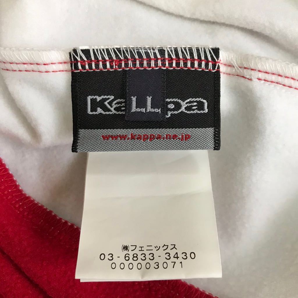大きいサイズ Kappa カッパ 長袖 ハイネック Tシャツ メンズ LL 赤 レッド カジュアル スポーツ インナー アンダー ゴルフ ウェア シンプル_画像7