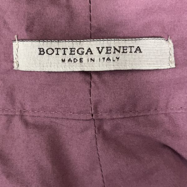 BOTTEGA VENETA ボッテガヴェネタ レディース 女性用 半ズボン ハーフパンツ ボトムス サイズ38 パープル 紫色 コットン100% シンプル 無地_画像6