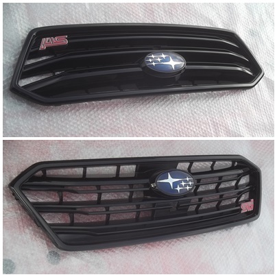 * Subaru VM4/VMG latter term Levorg STi Sport camera for original front grille modified & black center Mark attaching 91121VA110 glossy black *