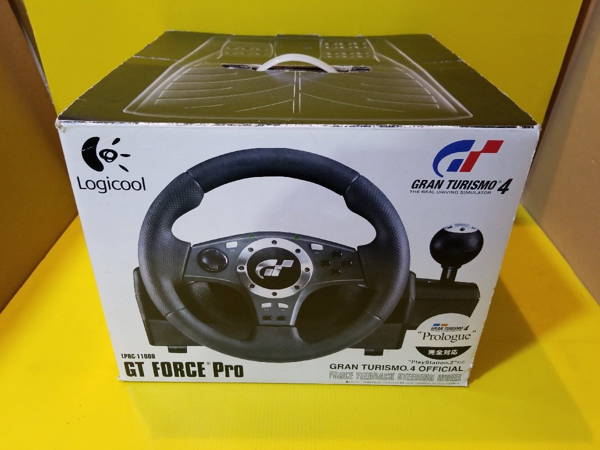 ♪現状品 Logicool PS2対応 GT FORCE Pro LPRC-11000 ハンドル