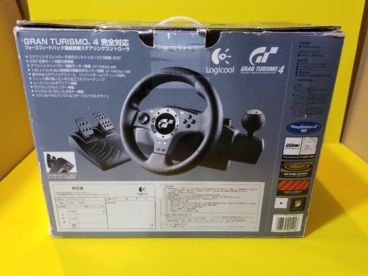 ♪現状品 Logicool PS2対応 GT FORCE Pro LPRC-11000 ハンドル