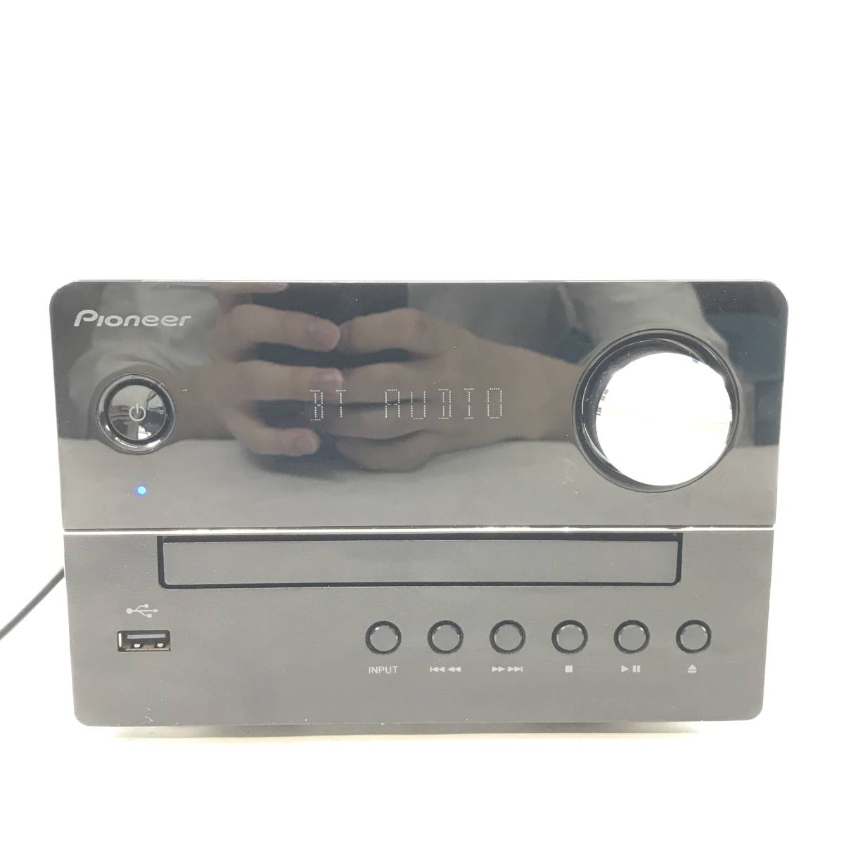 (17191)*pioneer CD MINI player nento system Pioneer X-EM26 2017 year made Bluetooth CD USB AUX black operation verification ending secondhand goods 