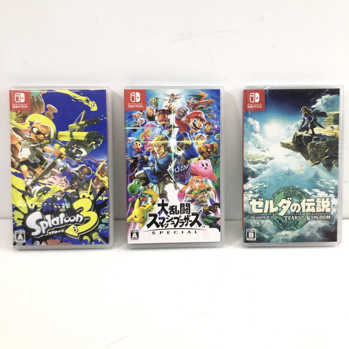 贅沢品 スプラトゥーン3 ゼルダの伝説 ソフト Switch ティアーズオブ