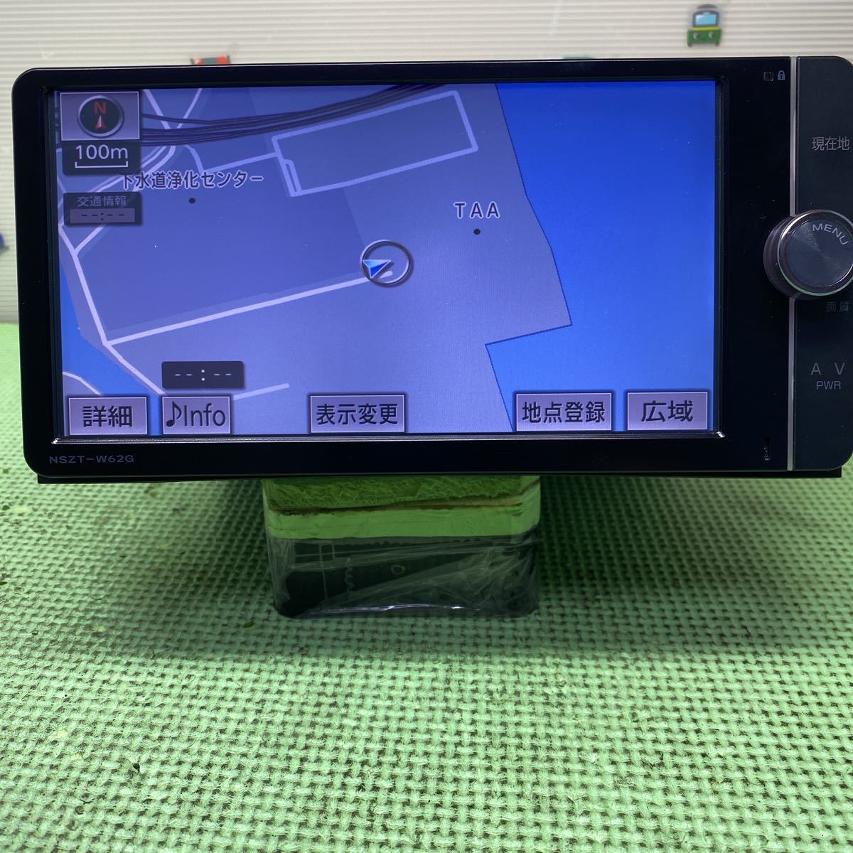 トヨタ純正 NSZT-W62G 地図データ2012年 Y62 保証付動作 トヨタ純正SDナビ NSZT-W62G 地図データ2012年