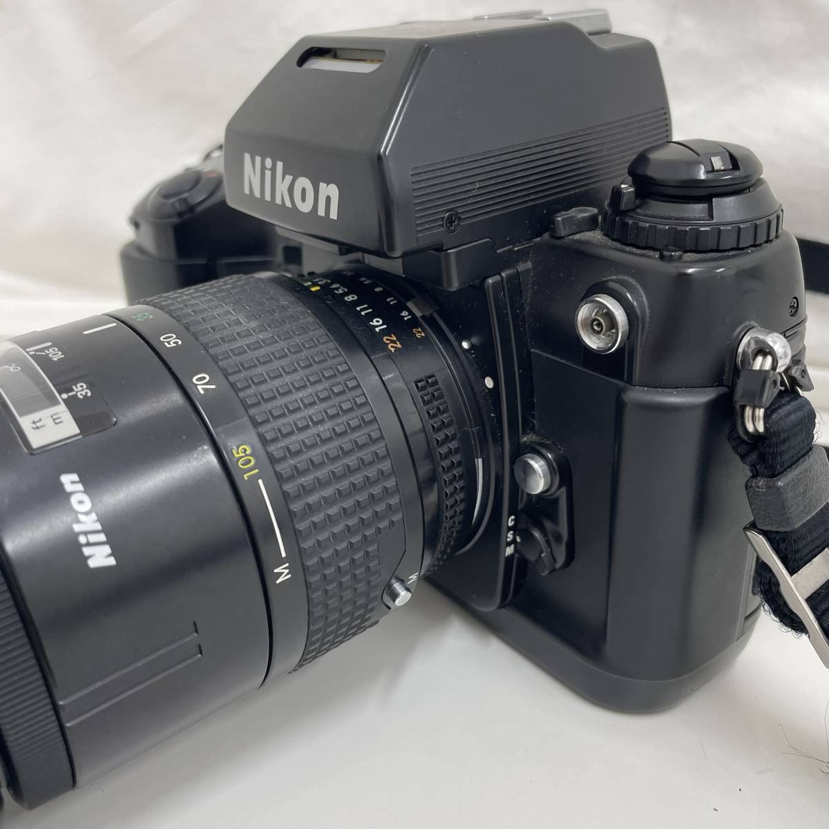 #6519 Nikon ニコン フィルムカメラ F4 一眼レフ レンズ AF NIKKOR 35～105mm 1:3.5～4.5 ジャンク品 現状品_画像3