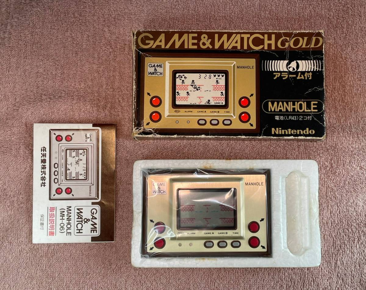 売れ筋がひ新作！ マンホール ゲームウォッチ 美品 MANHOLE GAME&WATCH