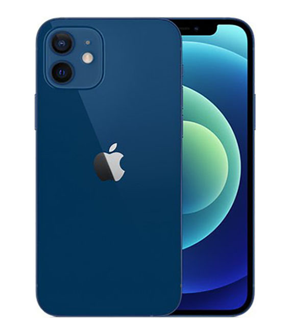 新しく着き iPhone12[256GB] SIMロック解除 ブルー【安心保証】 au/UQ