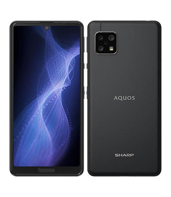 ふるさと割】 AQUOS sense5G ブラック【安心保証】 SIMフリー SH-M17