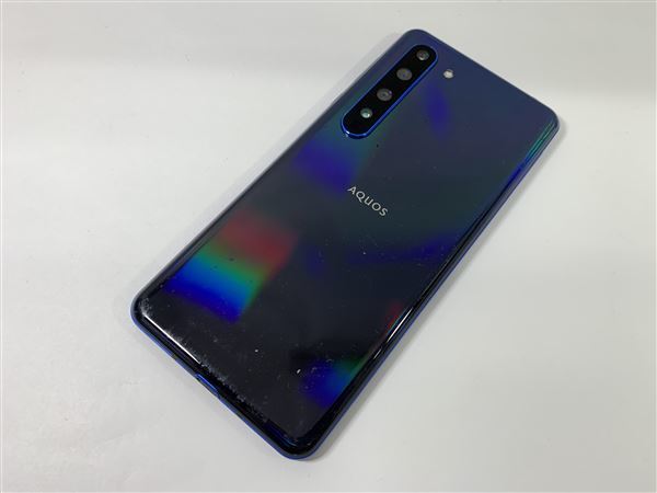 国際ブランド】 AQUOS R5G アースブルー【安心保… 楽天モバイル SH