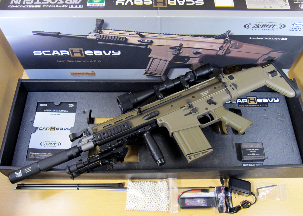 東京マルイ 次世代電動ガン SCAR-H スナイパー仕様 12倍ズーム