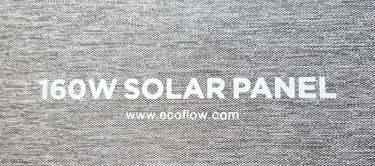 極美品 ECOFLOW エコフロー 160W SOLAR PANEL ソーラーパネル 開封のみ