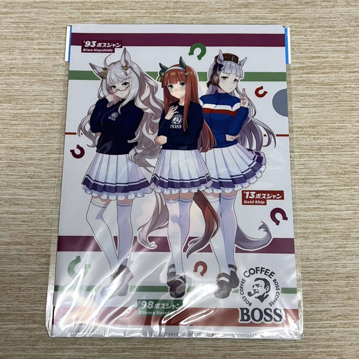 BOSS ウマ娘 サントリー ノベルティ おまけ 非売品 特典 クリアファイル スペシャルウィーク サイレンススズカ メジロマックイーン 全5種_画像6