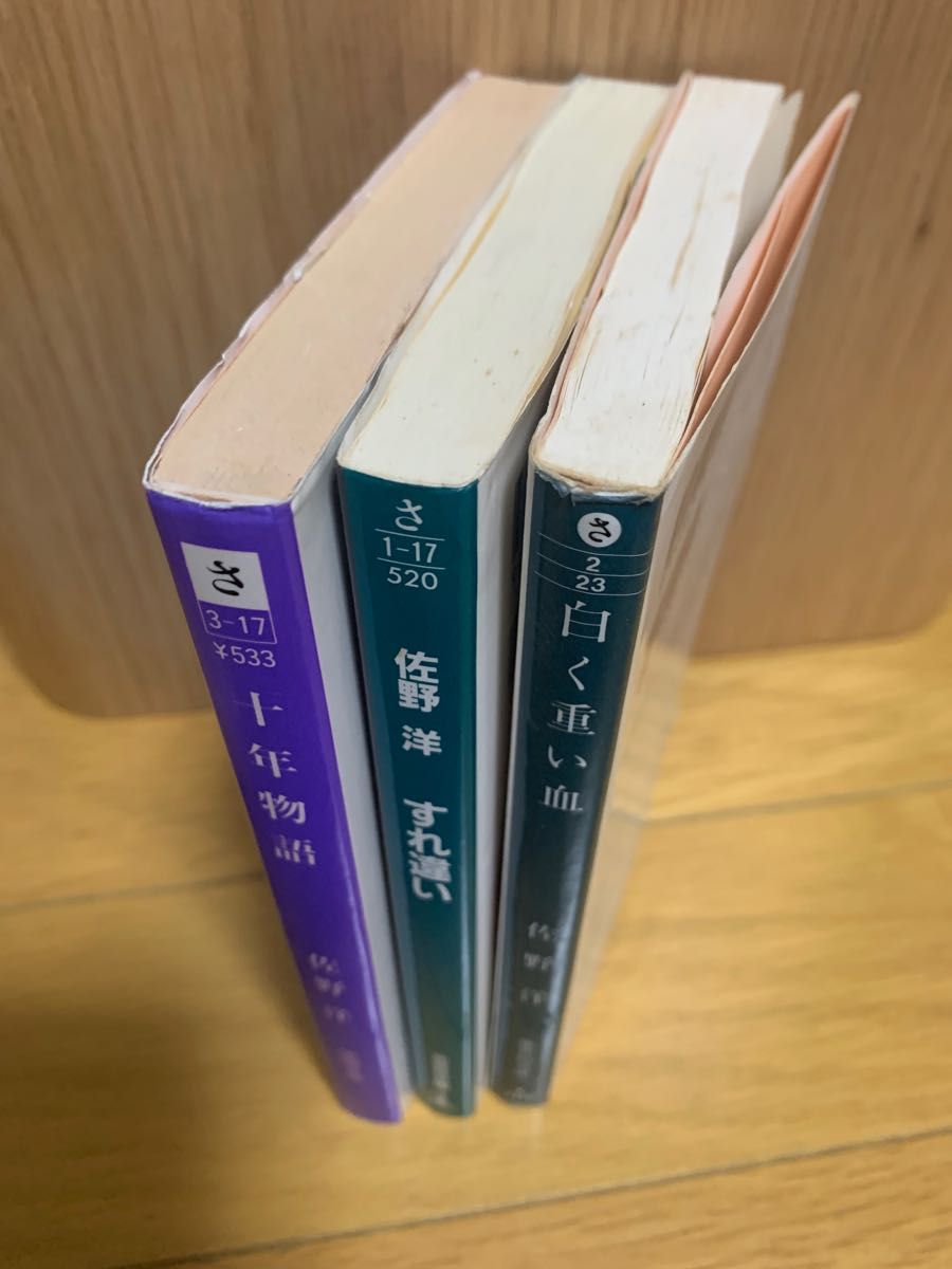 【推理小説】佐野 洋 3冊セット サスペンス 十年物語 他