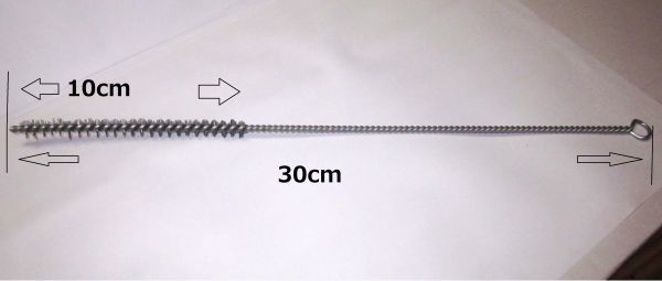 ◎グリップ再利用の必需品!! グリップテープ取り除き用ブラシ_画像1