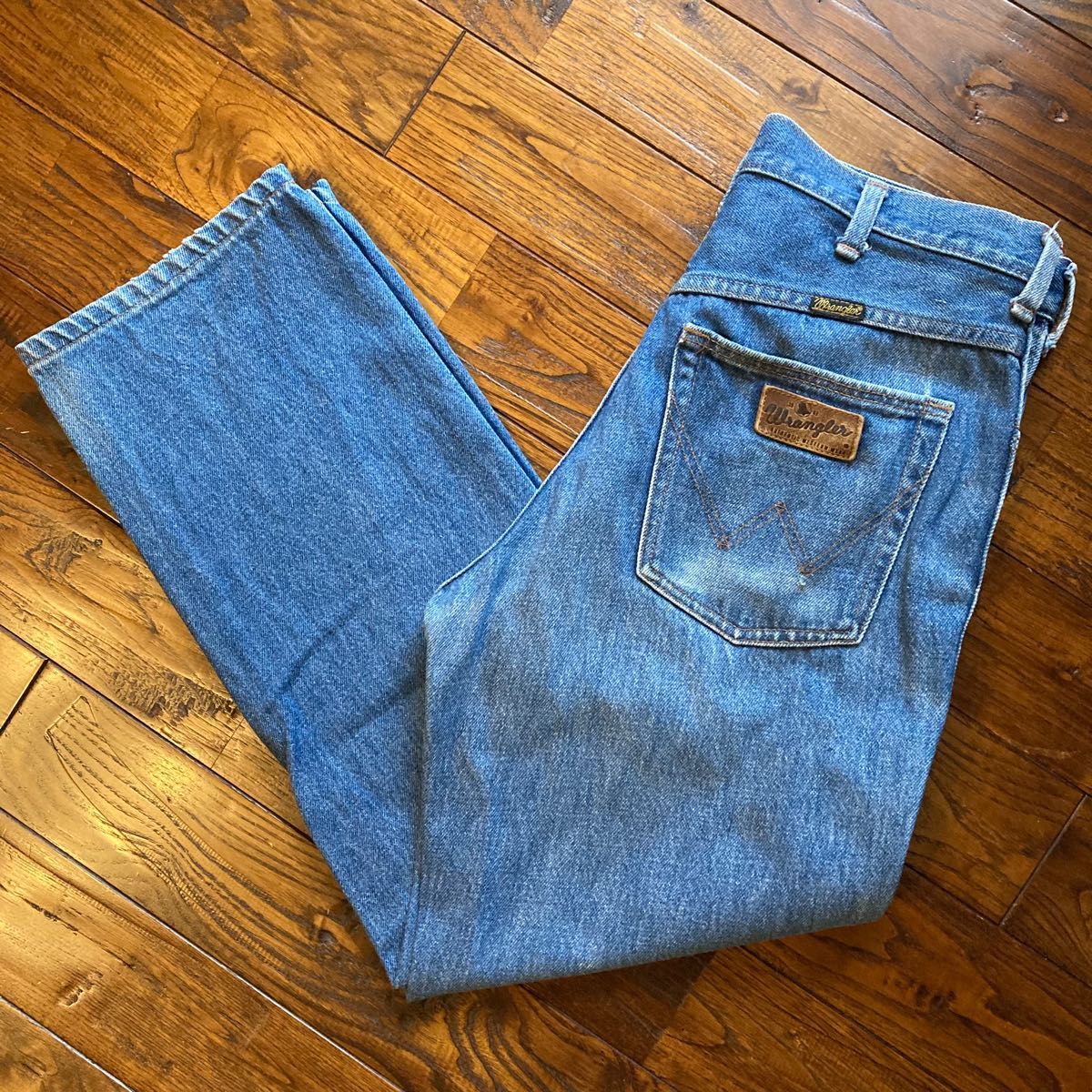 レア！70s Wrangler ボタンフライ ビンテージデニム ジーンズ 古着-