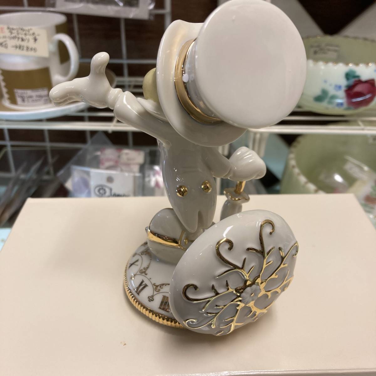 re knock s* Disney showcase Pinocchio ji minnie kli Kett ceramics made ornament * figure Lynn, box attaching, beautiful goods 