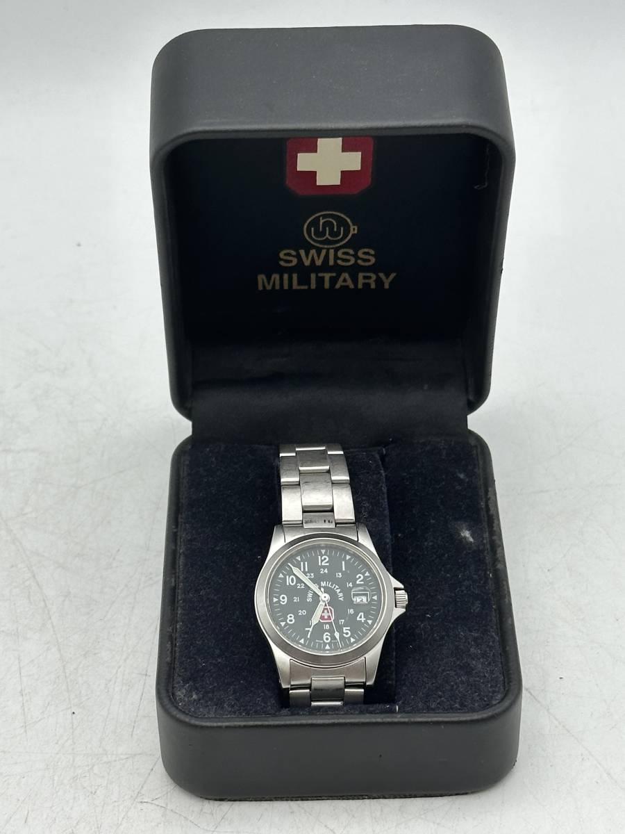 SWISS MILITARY Swiss Military genuine article 3304 series khaki dial man and woman use military face popular wristwatch operation goods 