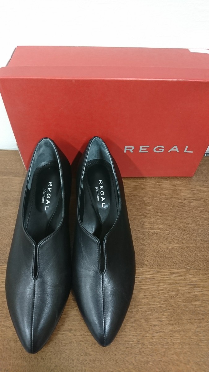 最安 REGAL Vカットパンプス パンプス リーガル 女性用