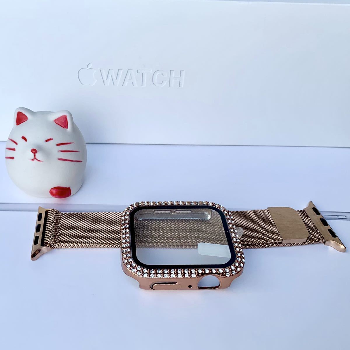 apple watch band アップルウォッチSE バンド　ケース　あっぷる　iwatch 44mm カバー　時計バンド アップルウォッチケース