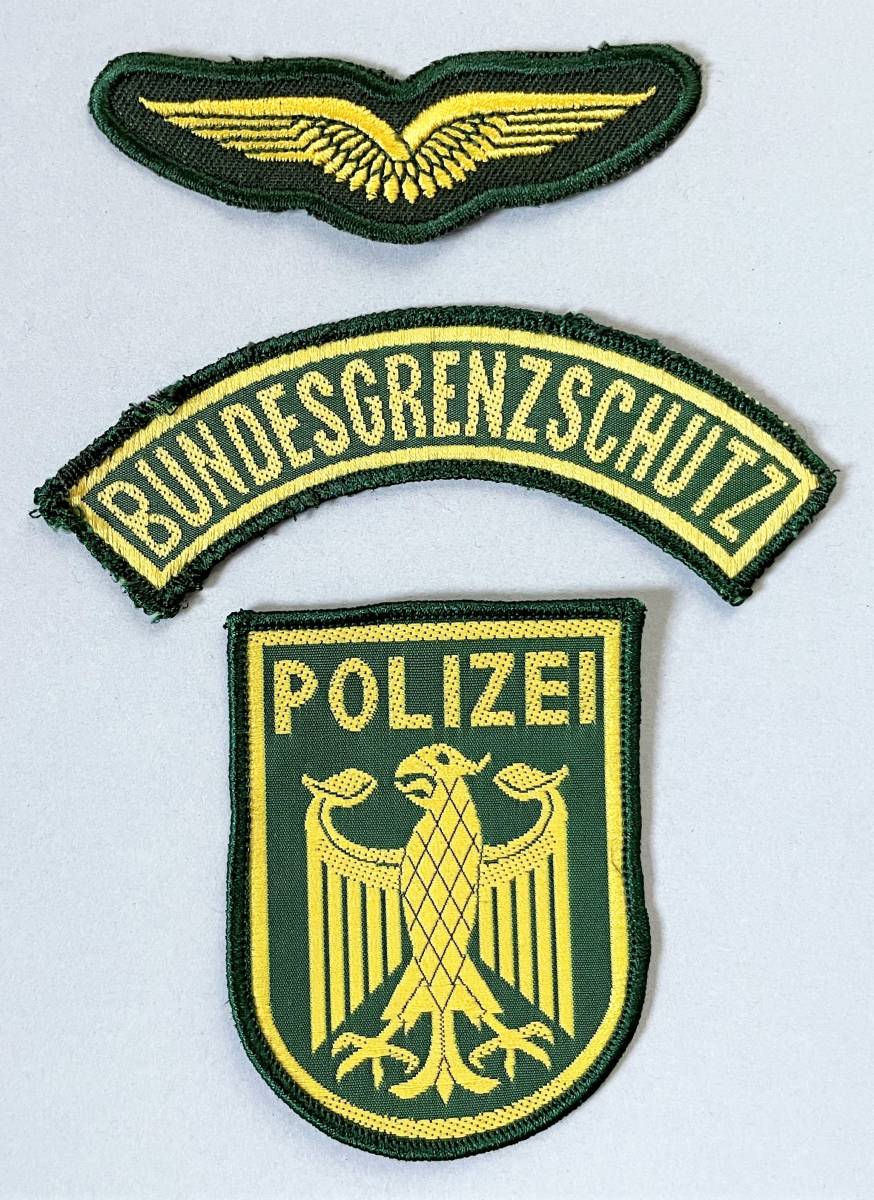 ドイツ連邦国境警備隊BGS 航空部門下士官肩章 ウイングマーク 腕章 金属製帽章 戦友会シール 連邦警察 GSG9 即応警察部隊 POLIZEIの画像4