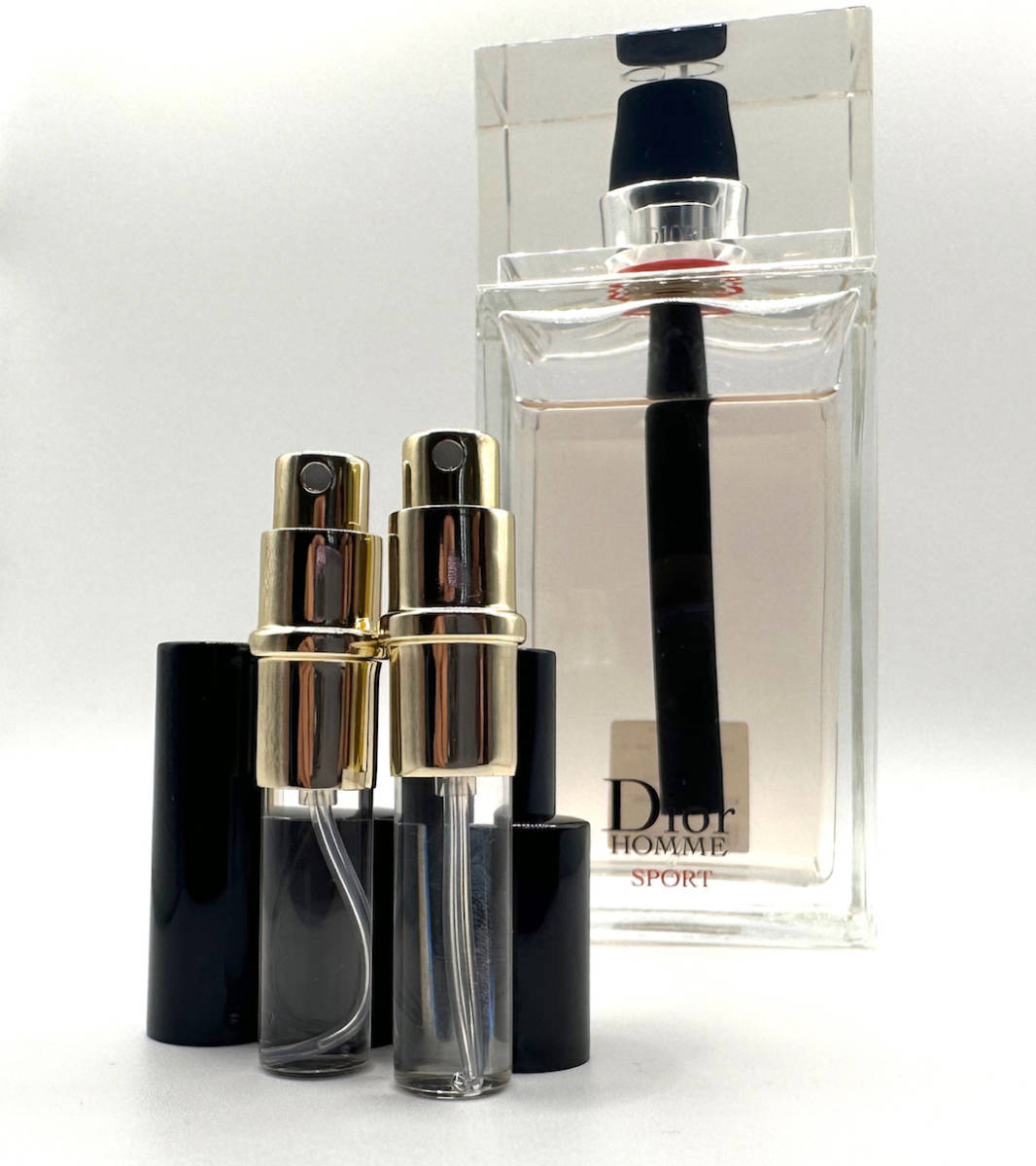 * Dior духи *Dior HOMME SPORT Dior Homme спорт EDT.3ml SPRAY×2 шт. комплект * не использовался ( изображение левая сторона. маленький спрей 2 шт только лот. )