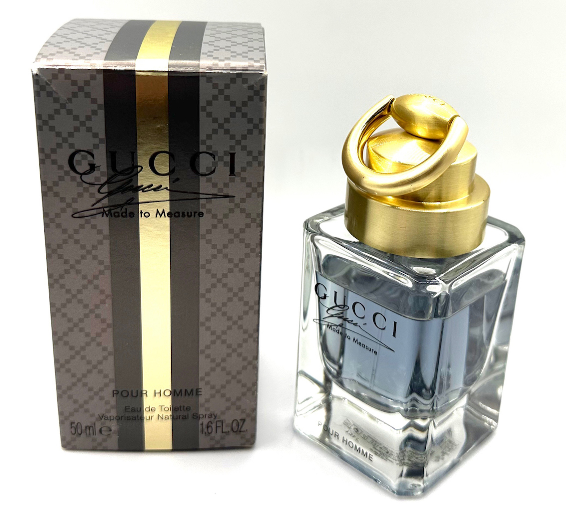 ★グッチ香水・GUCCI MADE TO MEASURE POUR HOMME EDT.50ml・★展示USED/残量 約92% 約46ml・廃盤・入手困難/地下冷暗倉庫保管品_画像3