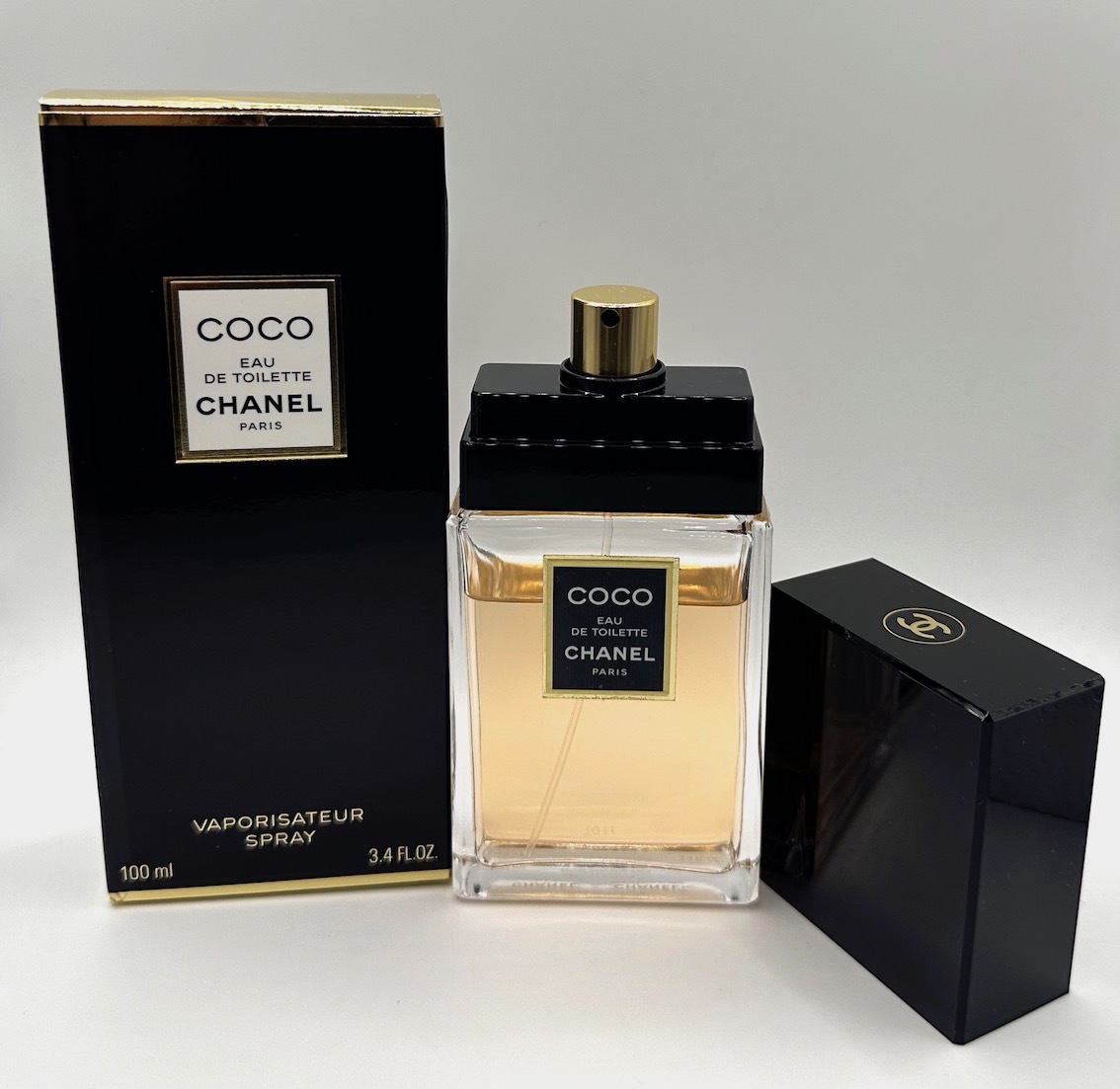 ★シャネル香水・CHANEL COCO EAU DE TOILETTE VAPORISATEUR SPRAY 100ml・★展示USED/残量 約85%_画像4