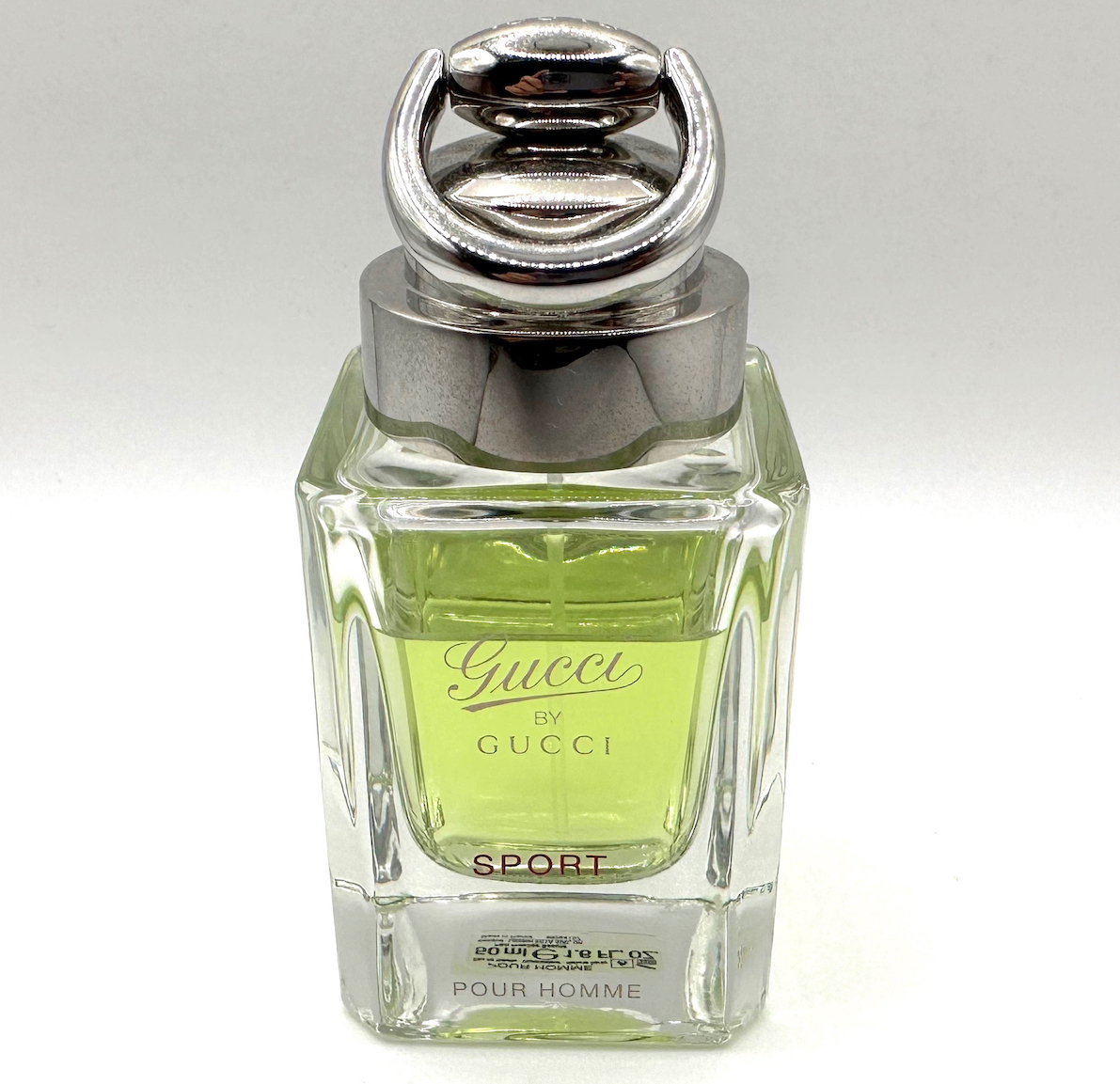 * Gucci perfume *GUCCI BY GUCCI SPORT POUR HOMME 1.6FL.OZ.*50ml * breaking the seal exhibition USED/ remainder amount approximately 80% approximately 40ml/ ground under cold . warehouse storage goods / records out of production / hard-to-find goods 