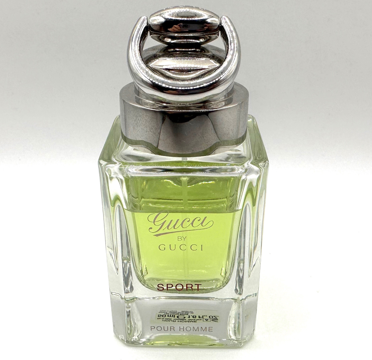 ★グッチ香水・GUCCI BY GUCCI SPORT POUR HOMME 1.6FL.OZ.★50ml ★開封展示USED/残量約80% 約40ml/地下冷暗倉庫保管品/廃盤/入手困難品_画像1