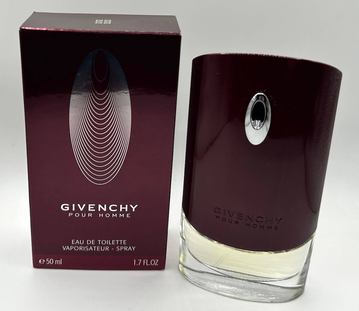 ★ジバンシイ香水・GIVENCHY POUR HOMME EAU DE TOILETTE SPRAY 50ml・★未使用(保管品)/廃盤/入手困難_画像3