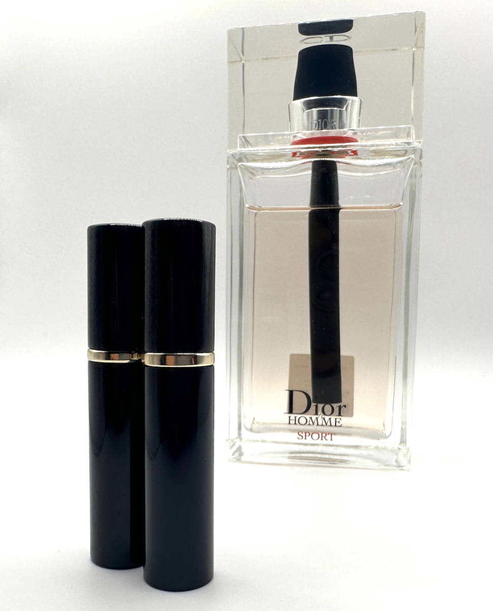 * Dior духи *Dior HOMME SPORT Dior Homme спорт EDT.3ml SPRAY×2 шт. комплект * не использовался ( изображение левая сторона. маленький спрей 2 шт только лот. )