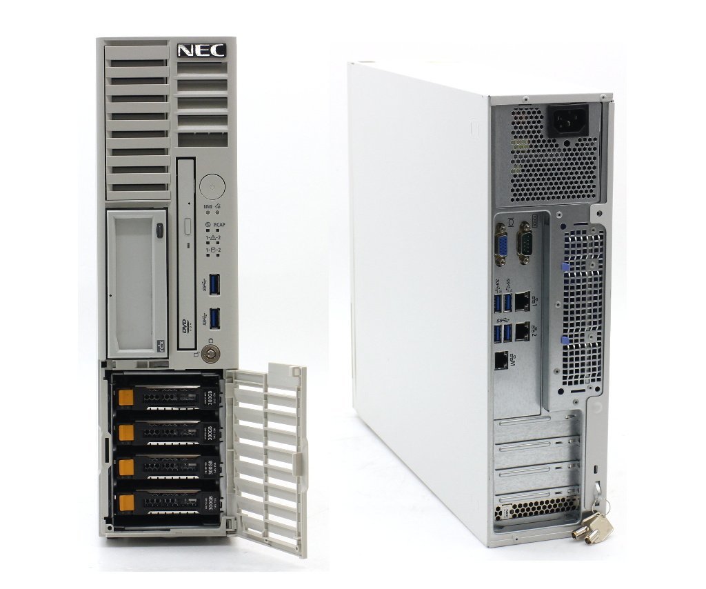 NEC Express5800/T110j-S水冷 Xeon E-2136 3.3GHz 16GB 300GBx4台(SAS