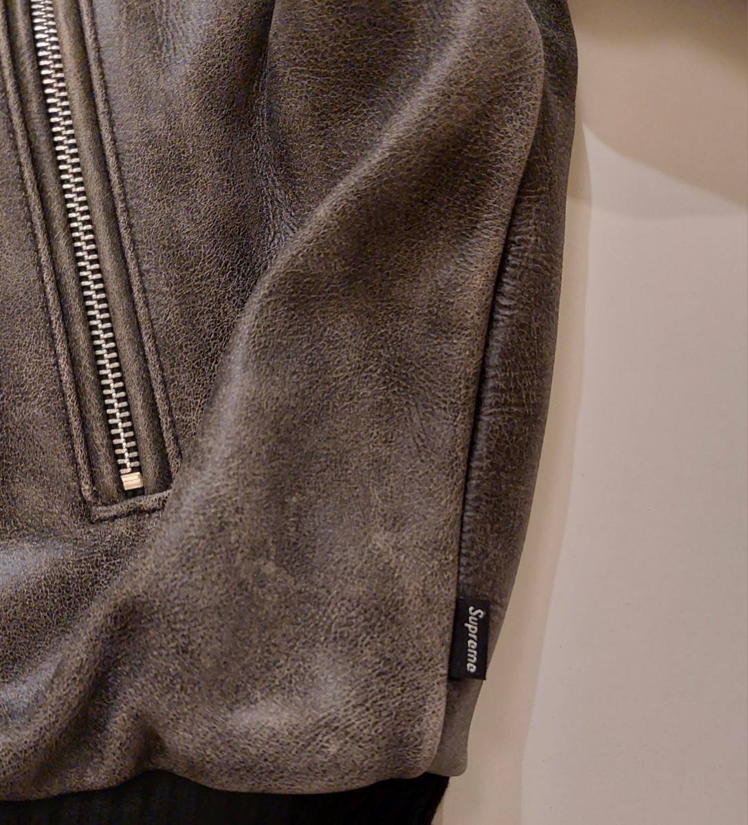 Supreme Vanson Leathers コラボ 未使用品 タグ