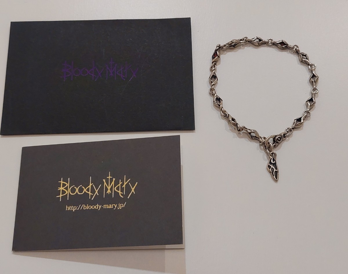 Ｂｌｏｏｄｙ　Ｍａｒｙ　ブラッディマリー　ブレスレット　９２５　１２．４ｇ SILVER　美品_画像1