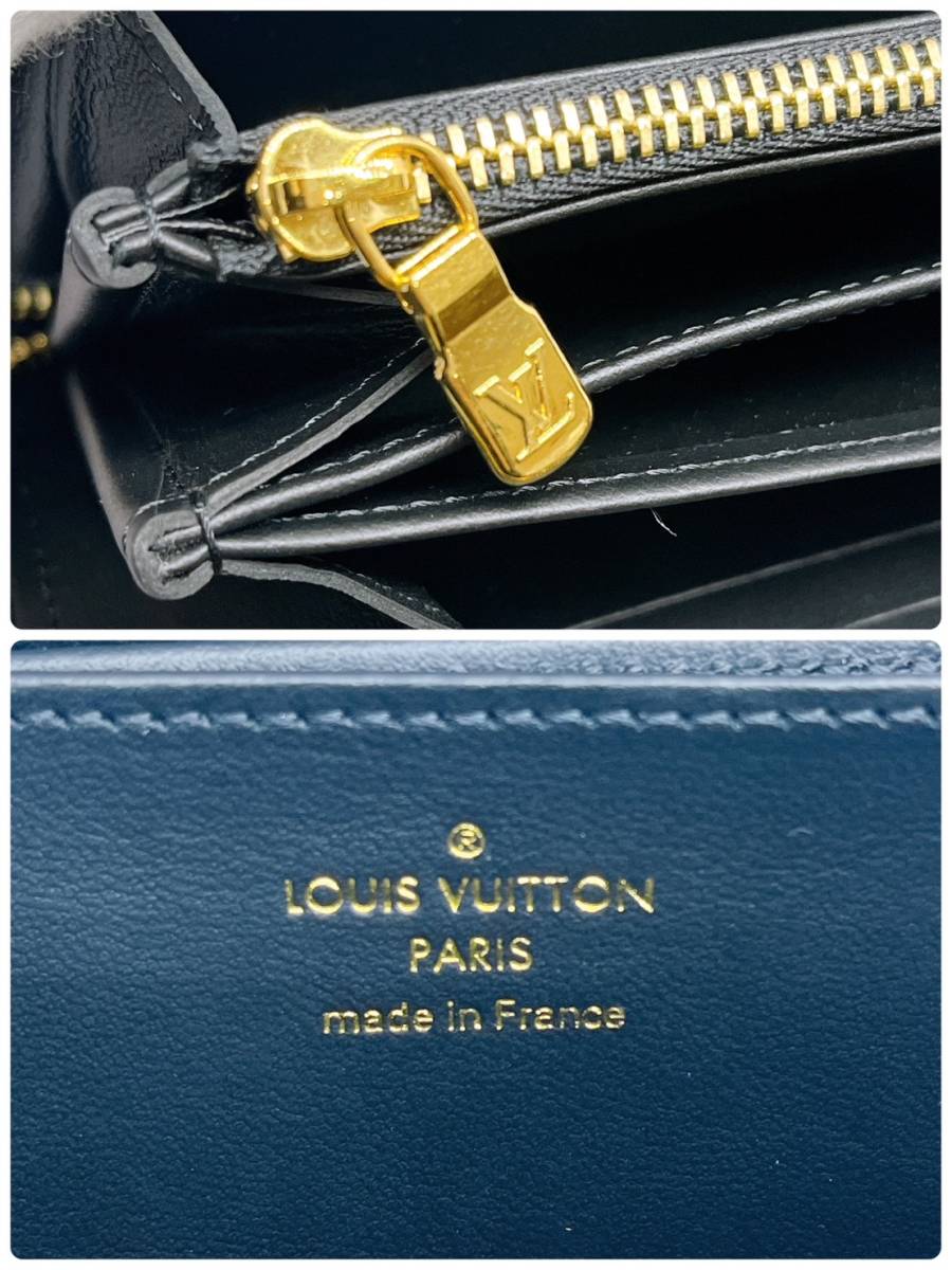 オススメ品!!!ルイヴィトン エンボス ラウンドファスナー長財布