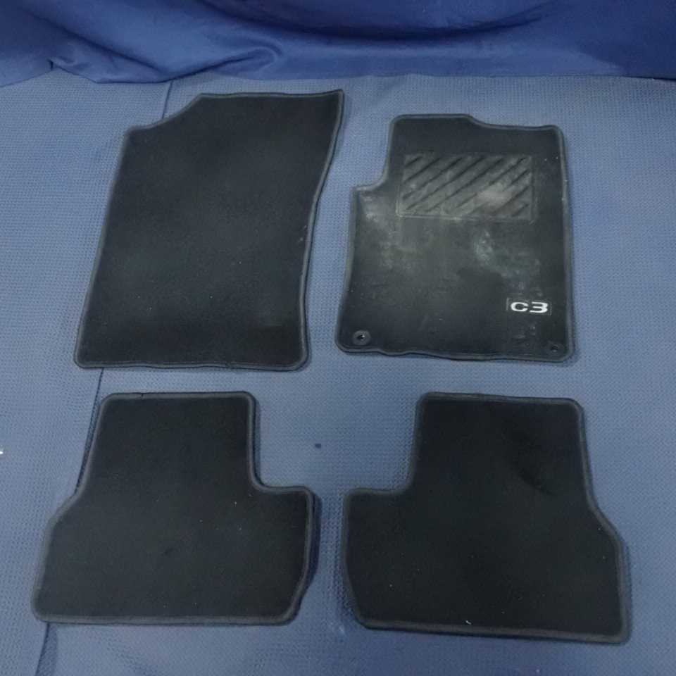  Heisei era 28 year Citroen C3 A5HM01 original floor mat 4 point set used prompt decision 