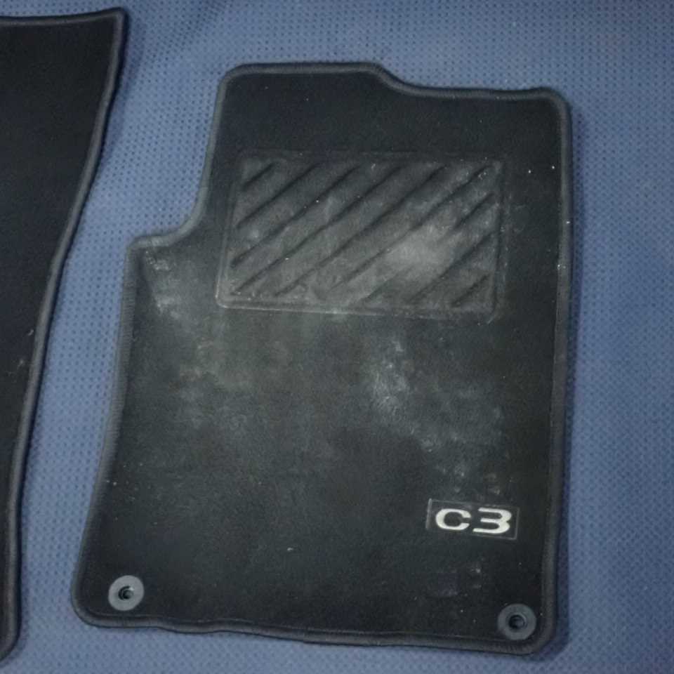  Heisei era 28 year Citroen C3 A5HM01 original floor mat 4 point set used prompt decision 