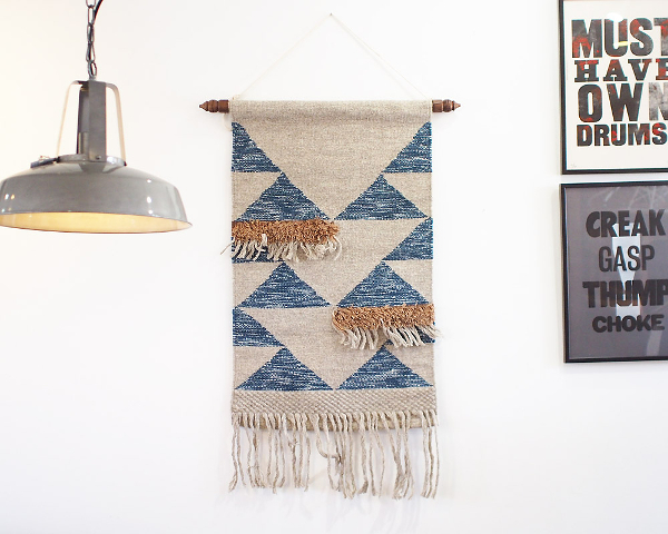 新品/定価\6,000円☆ウォールハンギング☆Weaving Wall hang WWH-02　タペストリー編込みウォールハング西海岸マクラメSURFカントリーusa_画像1